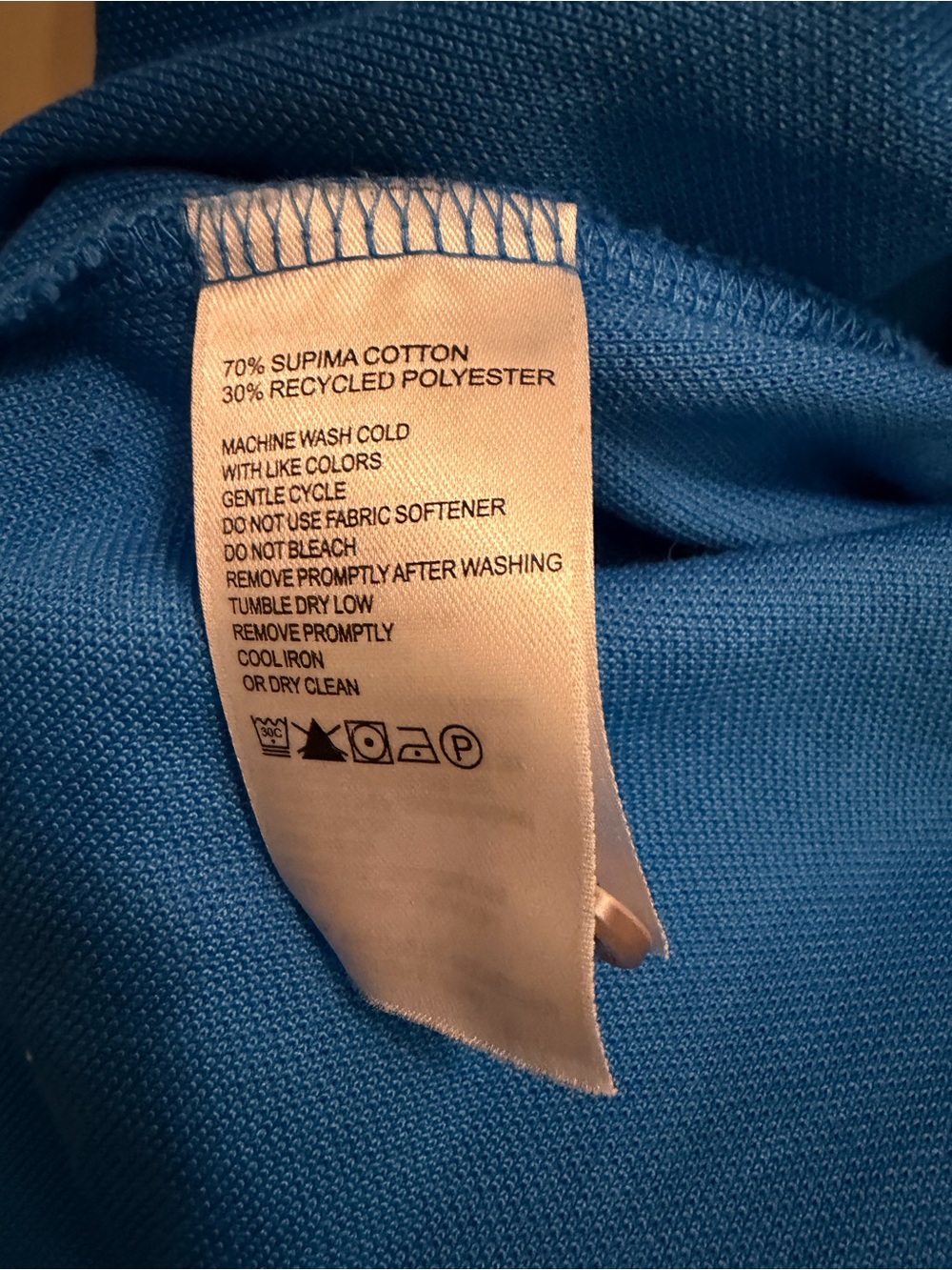 Tommy Bahama Men’s Blue Polo Shirt | Island Zone Short Sleeve Polo - Picture 6 of 7